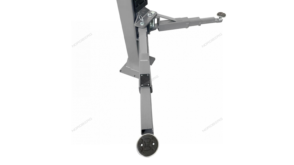 Подъемник двухстоечный 4 т, верхняя синхронизация, H=4,1 м, 220 В, серый NORDBERG N4124H1-4G_220