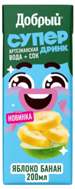 Добрый 0,2/27 БАНАН-ЯБЛОКО