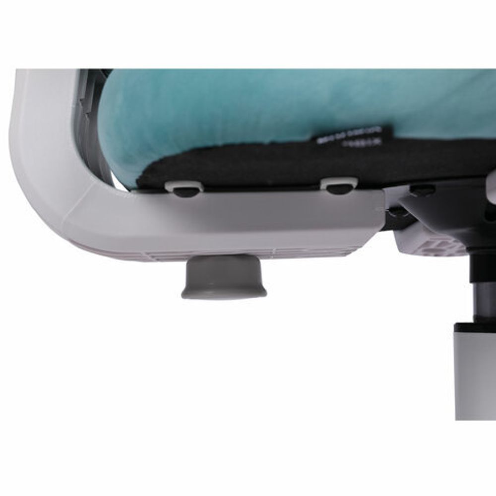 Кресло детское с подставкой для ног BRABIX "Sky MG-206", велюр, голубое, 533155