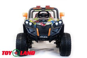 Детский электромобиль Toyland Багги 2019 4х4 граффити фото №2