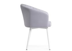 Стул на металлокаркасе Моншау крутящийся velutto 49 / белый