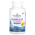 Nordic Naturals, Complete Omega Junior, для детей от 6 лет, со вкусом лимона, 180 миникапсул
