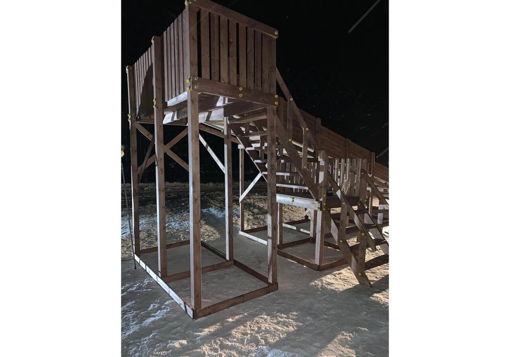 Зимняя горка "Метелица" 10 метров