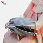 Чехол с открытой кистью на аппарат Илизарова. Ткань Бязь. Цвет изделия -серый, молния белая. Размер PPO 6