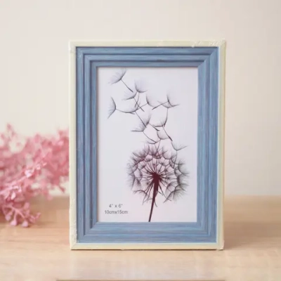 Фоторамка 10*15см «Вена» синий, пластик