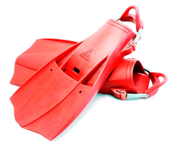 Ласты для дайвинга регулируемые Aquatec Jet Fin red