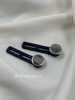 Пуговица-расширитель для джинс под серебро