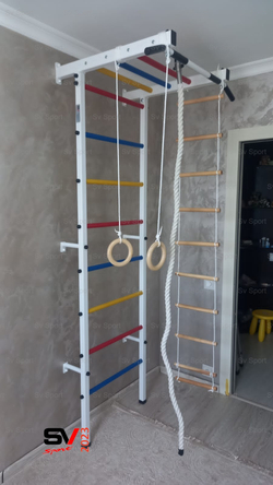 Монтаж шведской стенки Sv Sport в пеноблочные, газоблочные стены