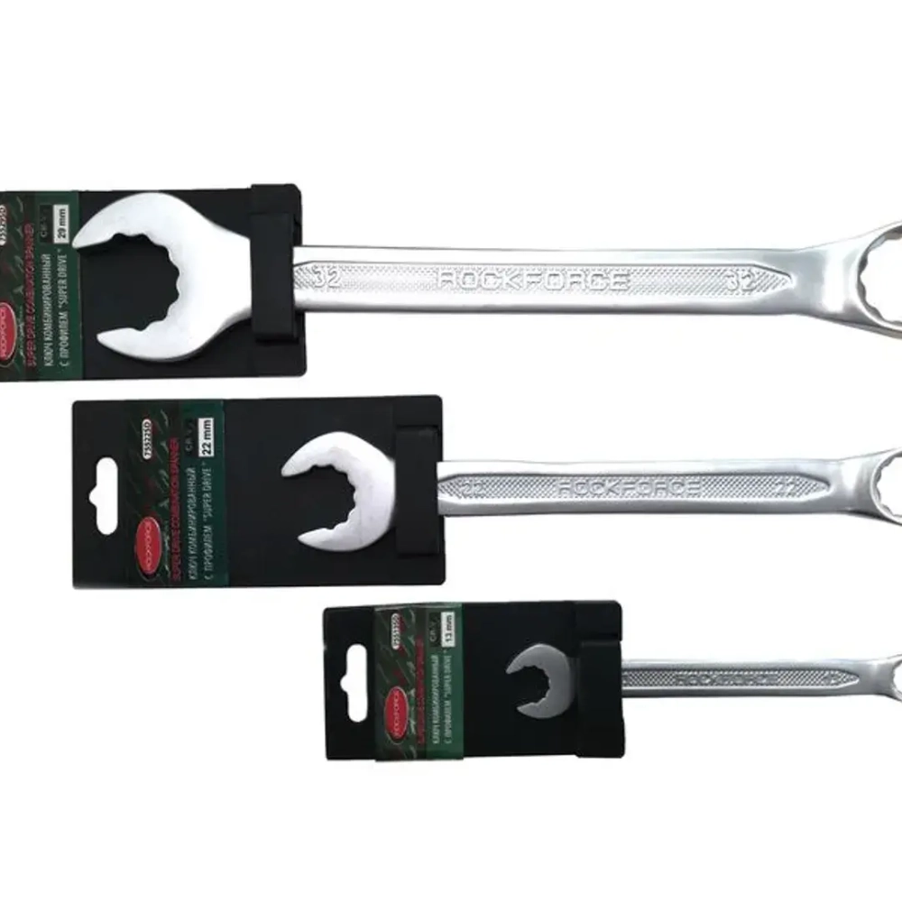 Ключ комбинированный с профилем ''Super drive''6мм RockForce##Rock FORCE RF-75506SD