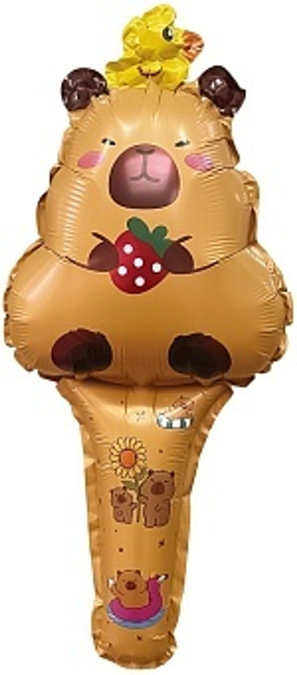 К Мини фигура Капибара с ягодкой ручной