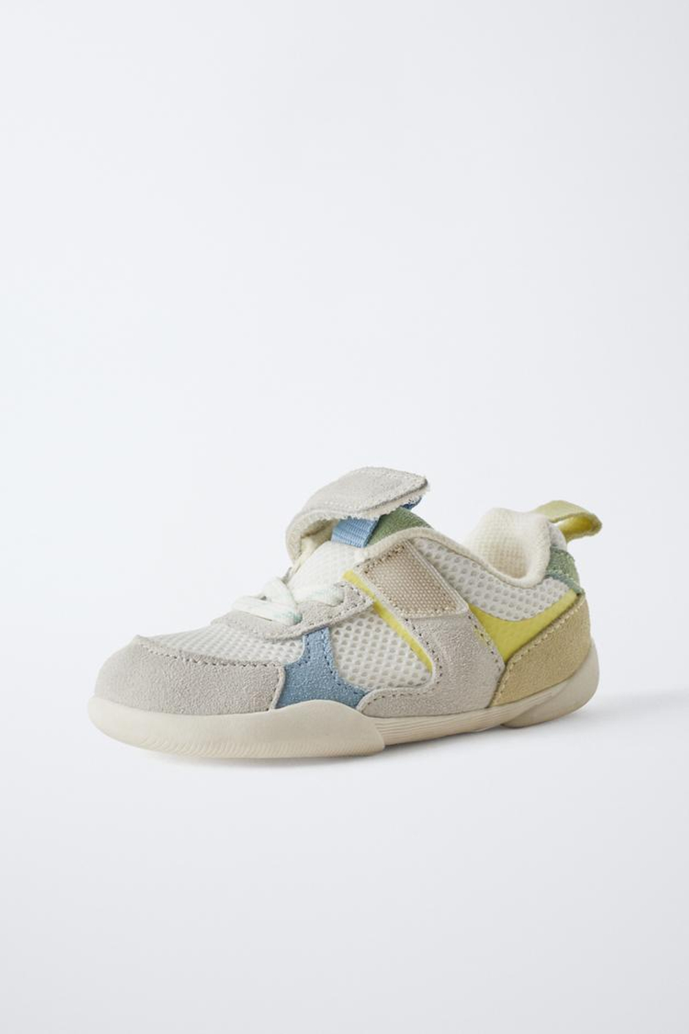 ZARA КОМБИНИРОВАННЫЕ КРОССОВКИ, СИНИЙ