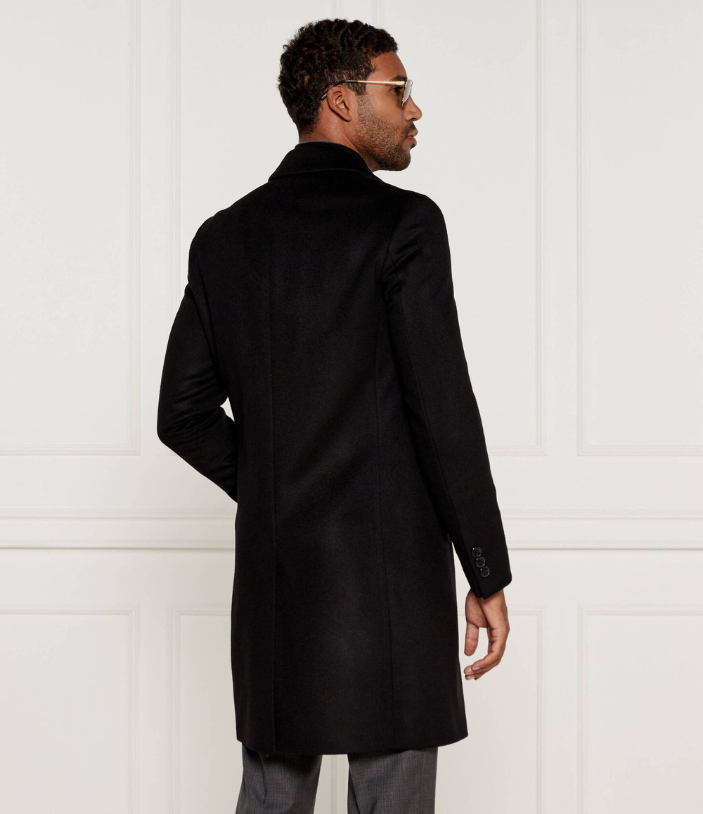 Хлопковое пальто hyde BOSS BLACK - черный(50525739)