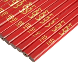 Карандаши строительные ЛОМ, 180 мм, 12 шт