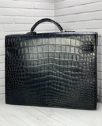 Портфель Hermes из кожи крокодила