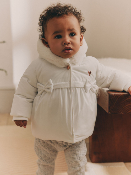 Куртка для девочки Next K91-432, Белый