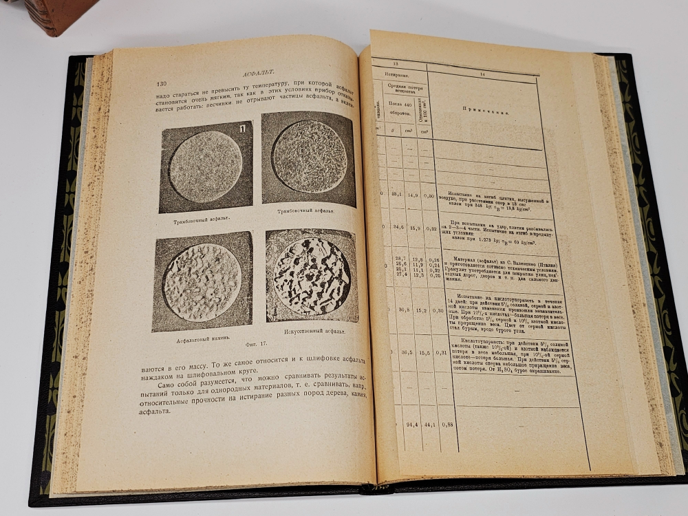 "Асфальт". Проф. д-р И.Маркуссон. 1926 г.