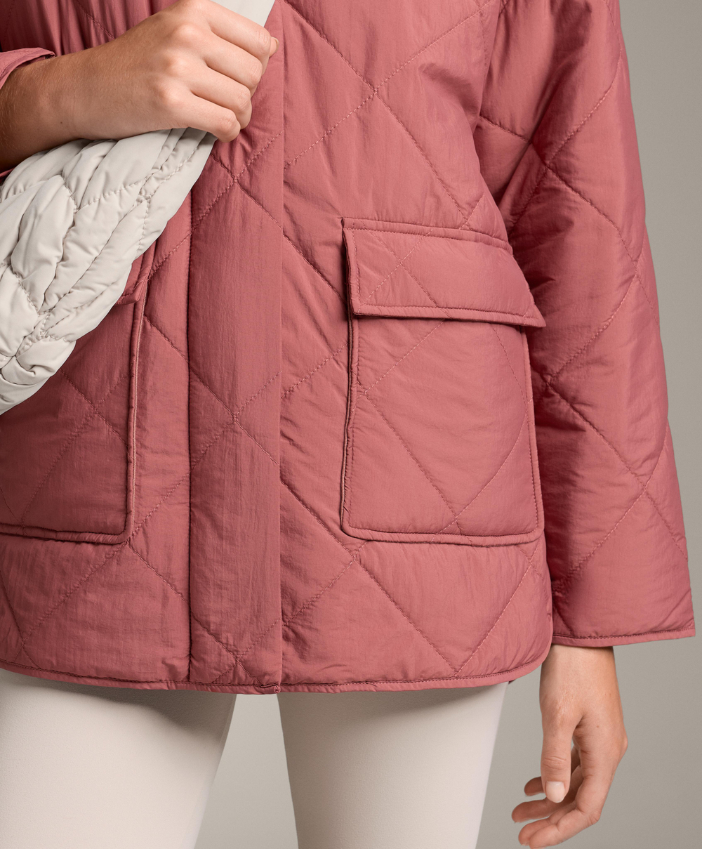 Oysho Легкая водоотталкивающая куртка FELLEX® AEROGEL с утеплителем, розовый