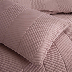 Покрывало 230x250 и 2 наволочки 50х70 Sofi De MarkO Адонис розовое