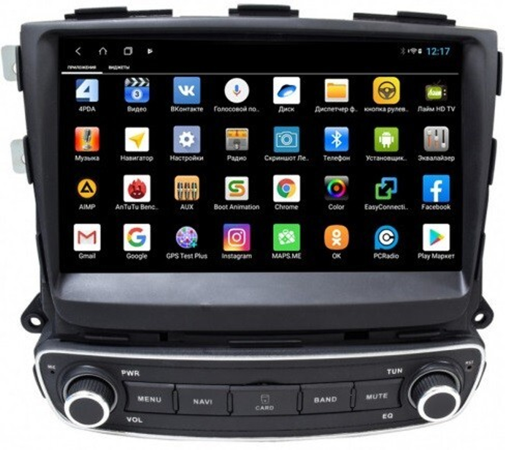 Магнитола для KIA Sorento 2012-2016 (климат на ШГУ) - Parafar PF225XHD9 на Android 10, 8-ЯДЕР, 4ГБ-64ГБ, SIM-слот