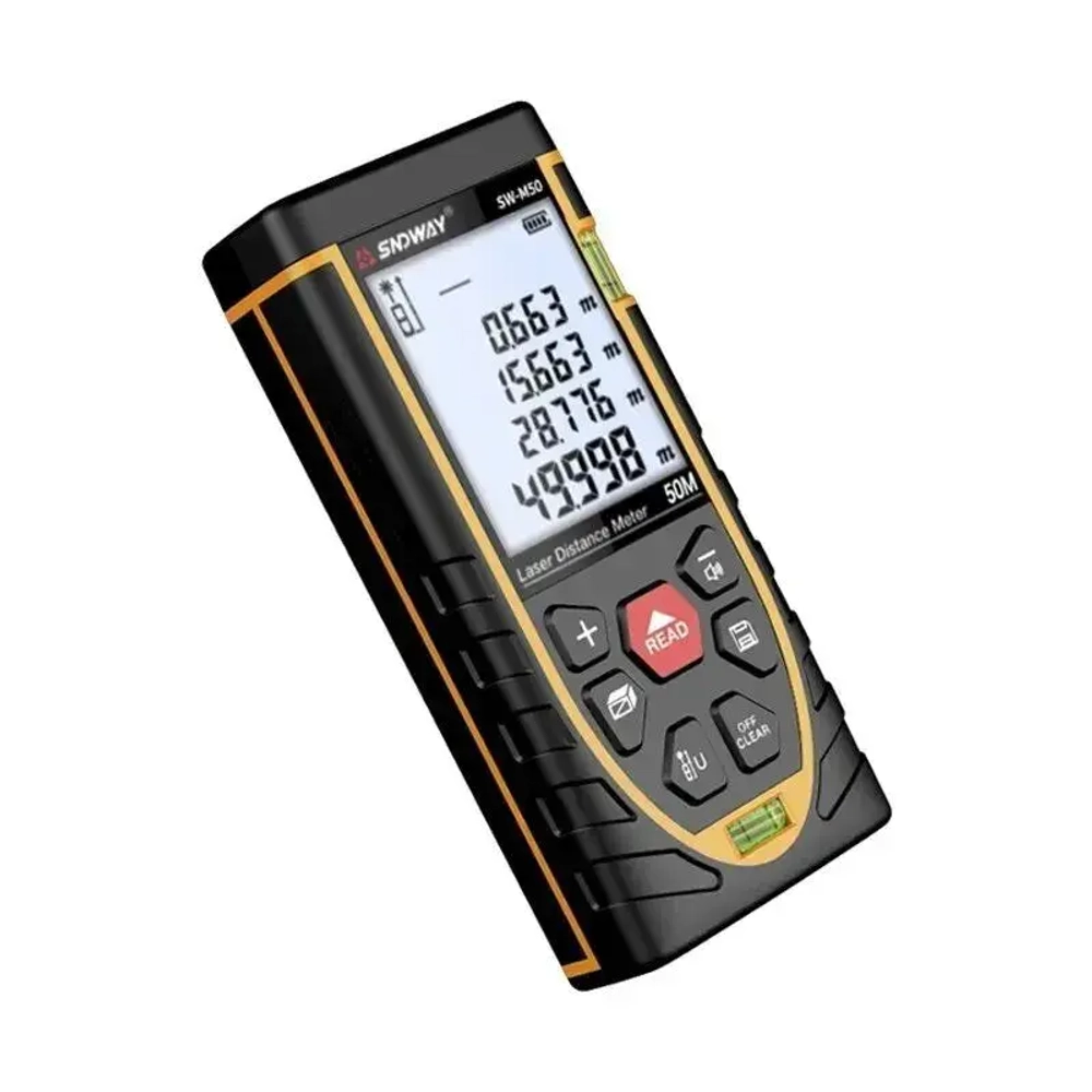 Лазерный дальномер SNDWAY SW-M50, 50 м