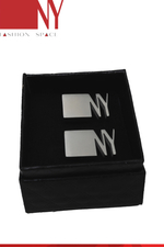 Запонки NY Fashionspace Silver