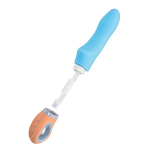 Голубой силиконовый вибратор 18,5см ToyFa Flovetta Bluebell 457721