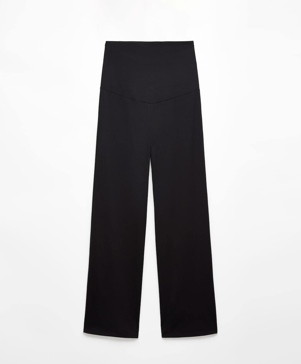 OYSHO Прямые брюки Comfortlux для беременных, черный