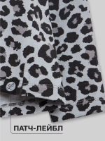 Лонгслив для девочки леопард