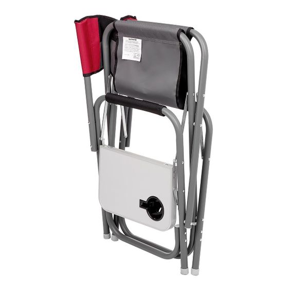 Кресло директорское NISUS с отк.стол. MAXI серый/красный/черный N-DC-95200T-M-GRD (пр-во ГК Тонар)