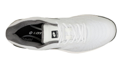 Мужские кроссовки теннисные Lotto Mirage 100 II Clay - all white/asphalt/vapor gray