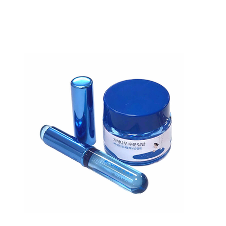 ***ROUND LAB Бальзам для губ с кистью Birch Juice Moisturizing Lip Balm Set