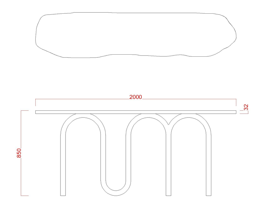 Консоль «Биосфера» со столешницей