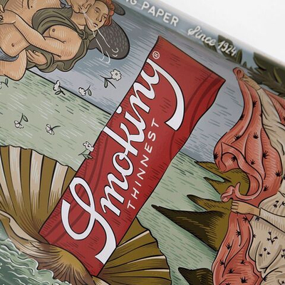 Лоток "Smoking" Metal Limited Edition Botticelli 20x29.5см