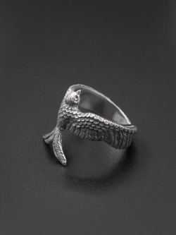 Ласточка — кольцо из серебра