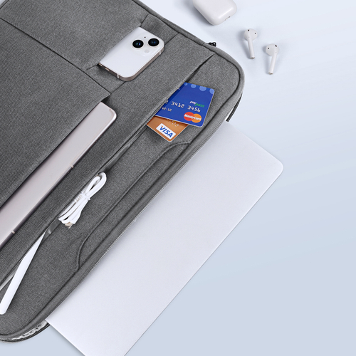 Ручная сумка темно-серого цвета с несколькими карманами для ноутбука или планшета размером от 15.5 до 16 дюймов, серия LBTD Series