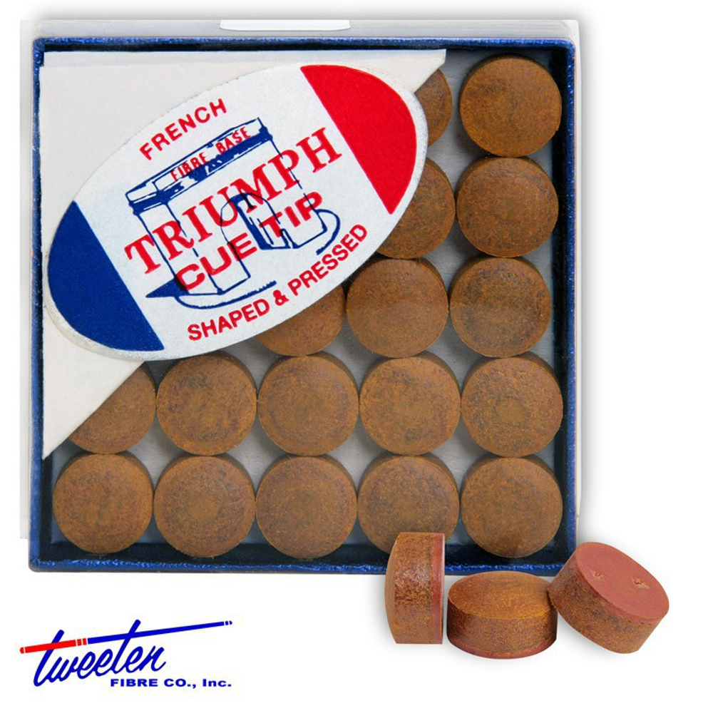 Наклейка для кия "Triumph с фиброй" ø12,5мм 50шт.