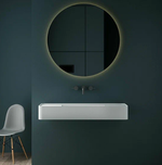Раковина из искусственного камня Vincea VWB-6S312MW, 1200*400*150, подвесная, цвет белый матовый
