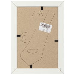 Фоторамка Image Art С22 МДФ универсальная 10х15 цвет белый вставка прозрачный пластик