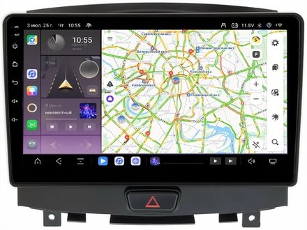 Магнитола для Infiniti EX25, EX37, QX50 2010-2017 - Kuberg QLed, Android 13, TS20, CarPlay, SIM-слот