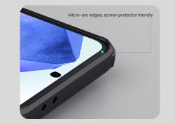 Чехол усиленный от Nillkin c встроенным круглым магнитом для Samsung Galaxy A56 5G, серия Super Frosted Shield Pro Magnetic Case