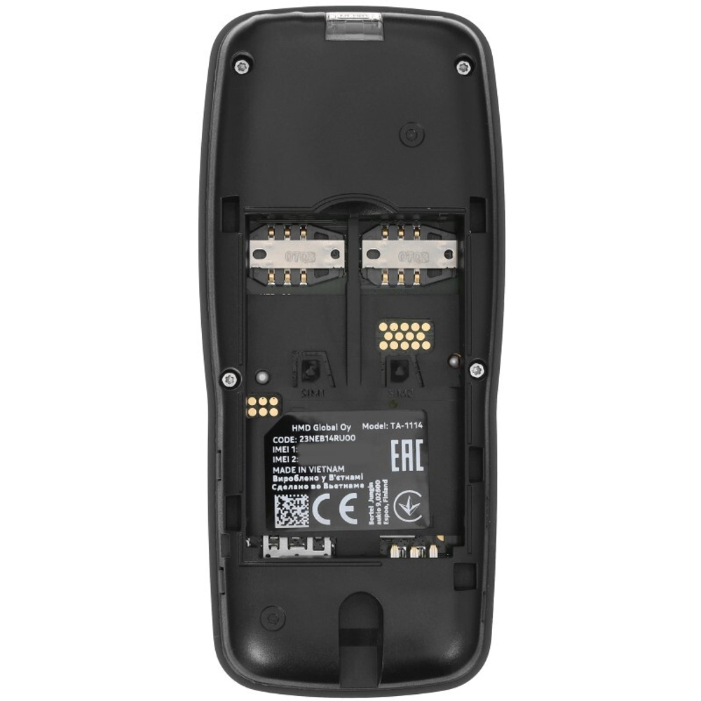 Сотовый телефон Nokia 106 черный