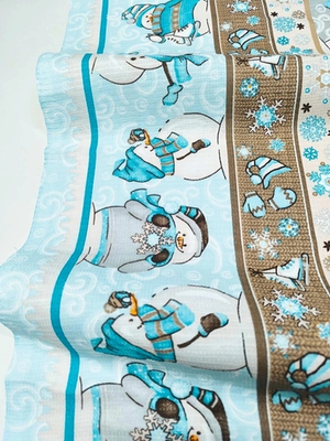 Вафельное полотно 50 см Тейково "Сказочные гномики" 29220