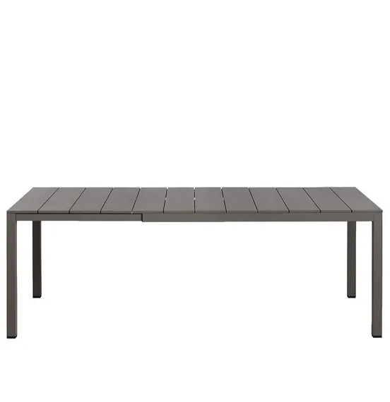 Стол металлический раздвижной Rio Alu, 140-210х85 см, тортора