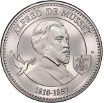 France, Alfred de Musset Commemorative Medal, Date Unknown