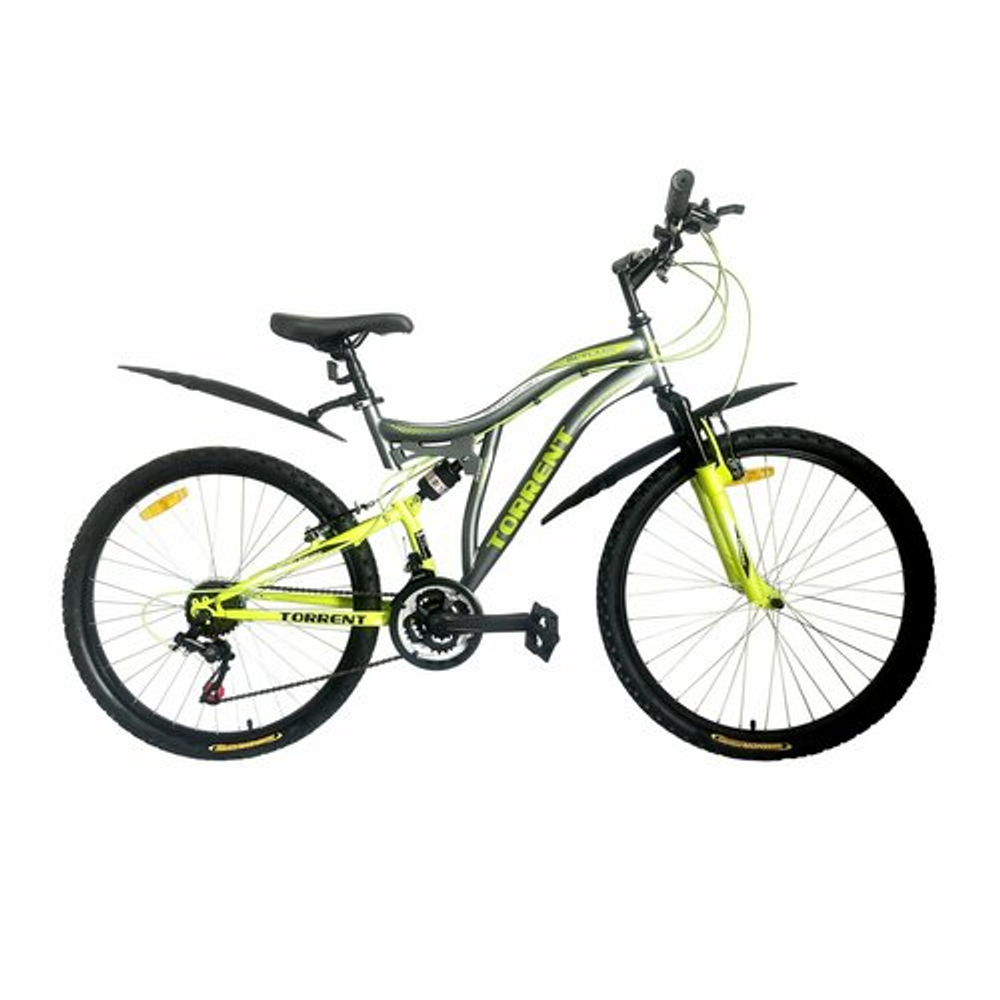 Велосипед TORRENT OUTLAND 26 (18,5'') матовый серый, зеленый