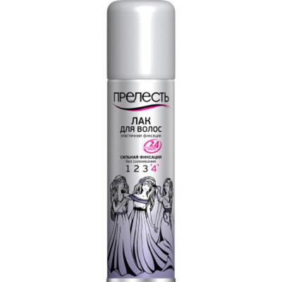Прелесть Лак д/волос СФ 160мл.
