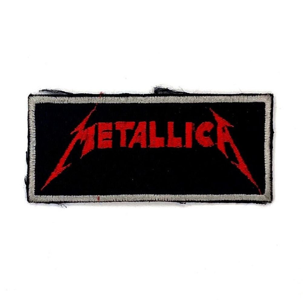 Нашивка Metallica лого красный