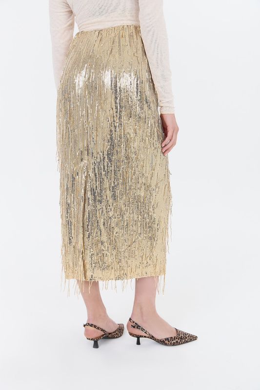 Юбка из пайеток, золотой