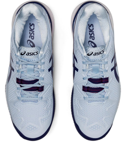 Женские Кроссовки теннисные Asics Gel-Resolution 8 Clay - soft sky/dive blue