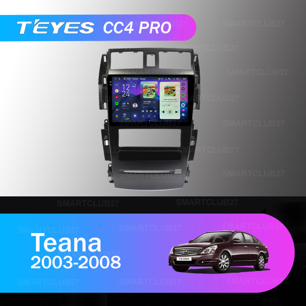 Teyes CC4 Pro 9" для Nissan Teana 2003-2008